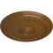 Ekena Millwork Brunswick Ceiling Medallion (Fits Canopies up to 4 1/2"), Hand-Painted Smokey Topaz, 27"OD x 2 1/2"P CM27BRSTF - alternate 3
